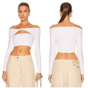 SER.O.YA Ellis Top In White